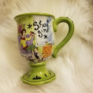 Jennifer Brinley Footed Pedestal Coffee Mug